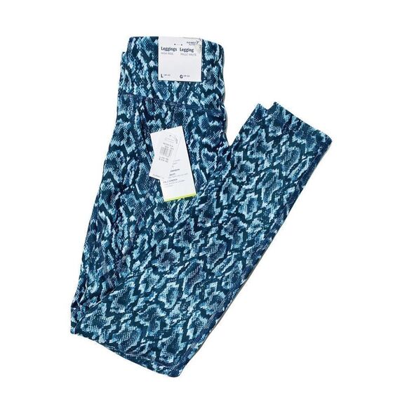 New Old Navy High-Waisted PowerSoft Side-Pocket Leggings Snakeskin - Picture 2 of 2
